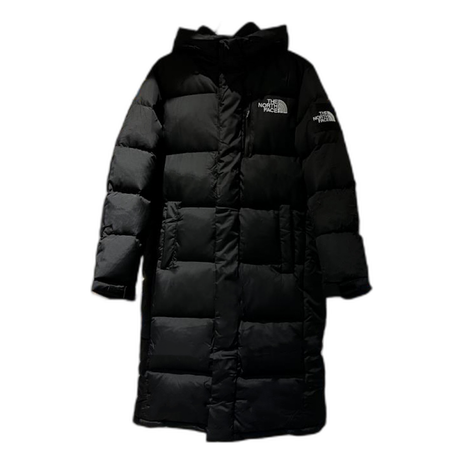 The North Face Long Hooded Down Puffer Coat in Black