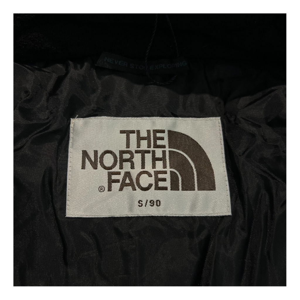 The North Face Long Hooded Down Puffer Coat in Black