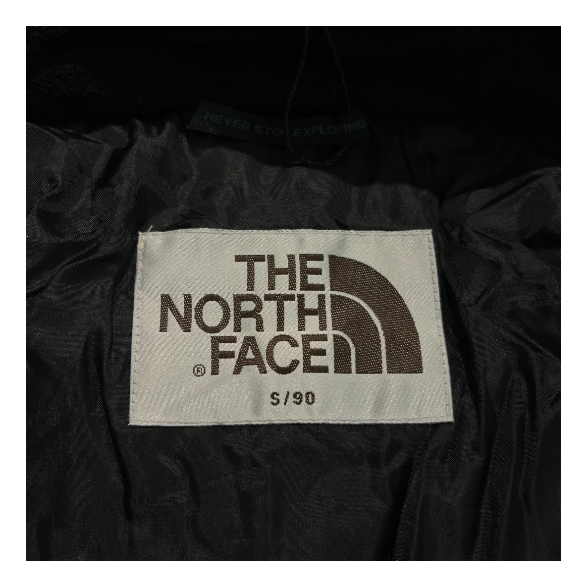The North Face Long Hooded Down Puffer Coat in Black