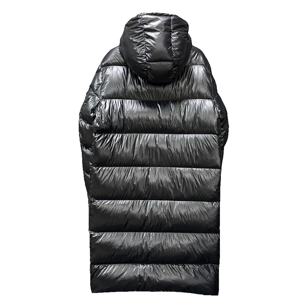 Moncler Hanoverian Long Hooded Puffer Coat – Glossy Finish