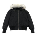 Moose Knuckles Men's Original Ballistic Shearling-Trim Bomber in Black