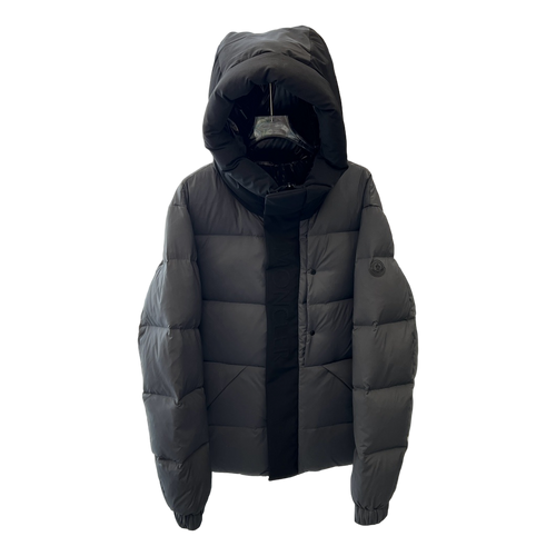 Moncler Colour-Block Puffer Jacket with Contrast Hood