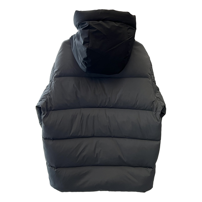 Moncler Colour-Block Puffer Jacket with Contrast Hood