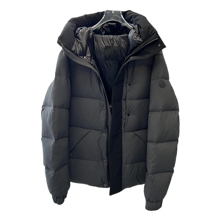 Moncler Colour-Block Puffer Jacket with Contrast Hood