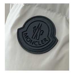 Moncler Colour-Block Puffer Jacket with Contrast Hood