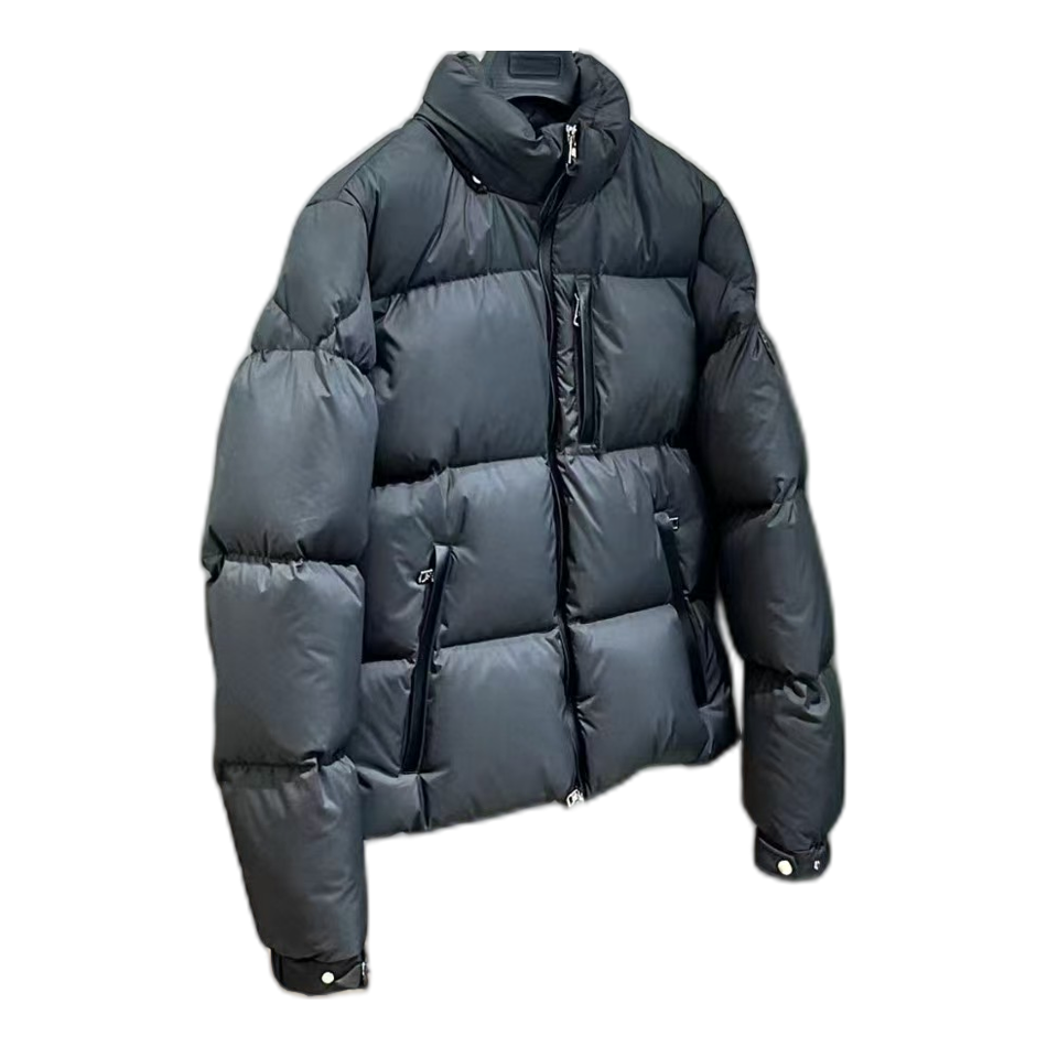 Moncler Stand-Collar Puffer Jacket - Black