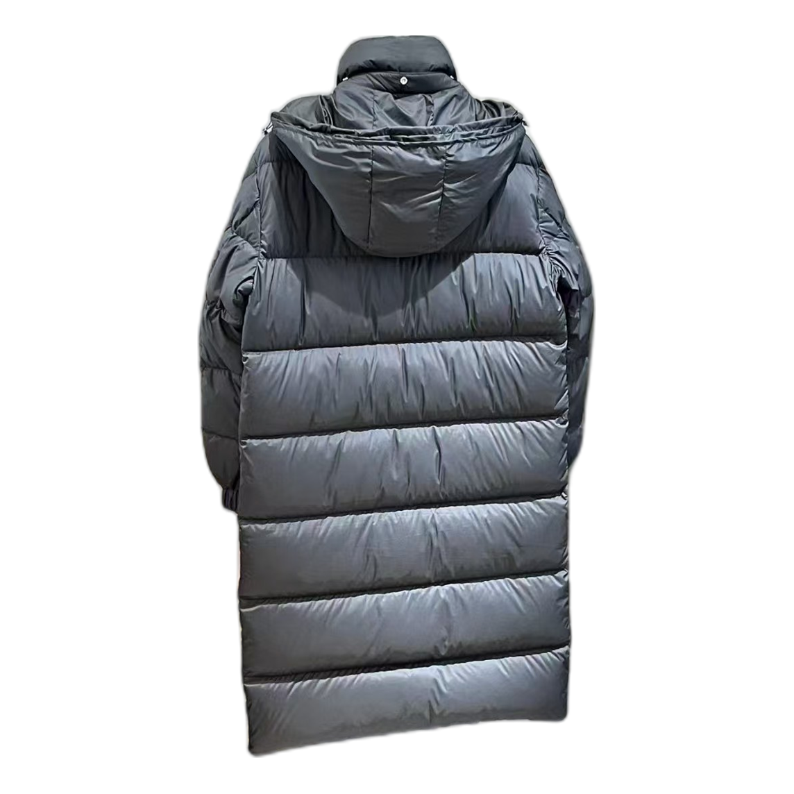 Moncler Hanoverian Hooded Long Puffer Coat - Black