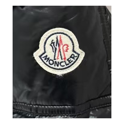 Moncler Narrow-Quilt Fur-Trim Long Puffer Coat - Black