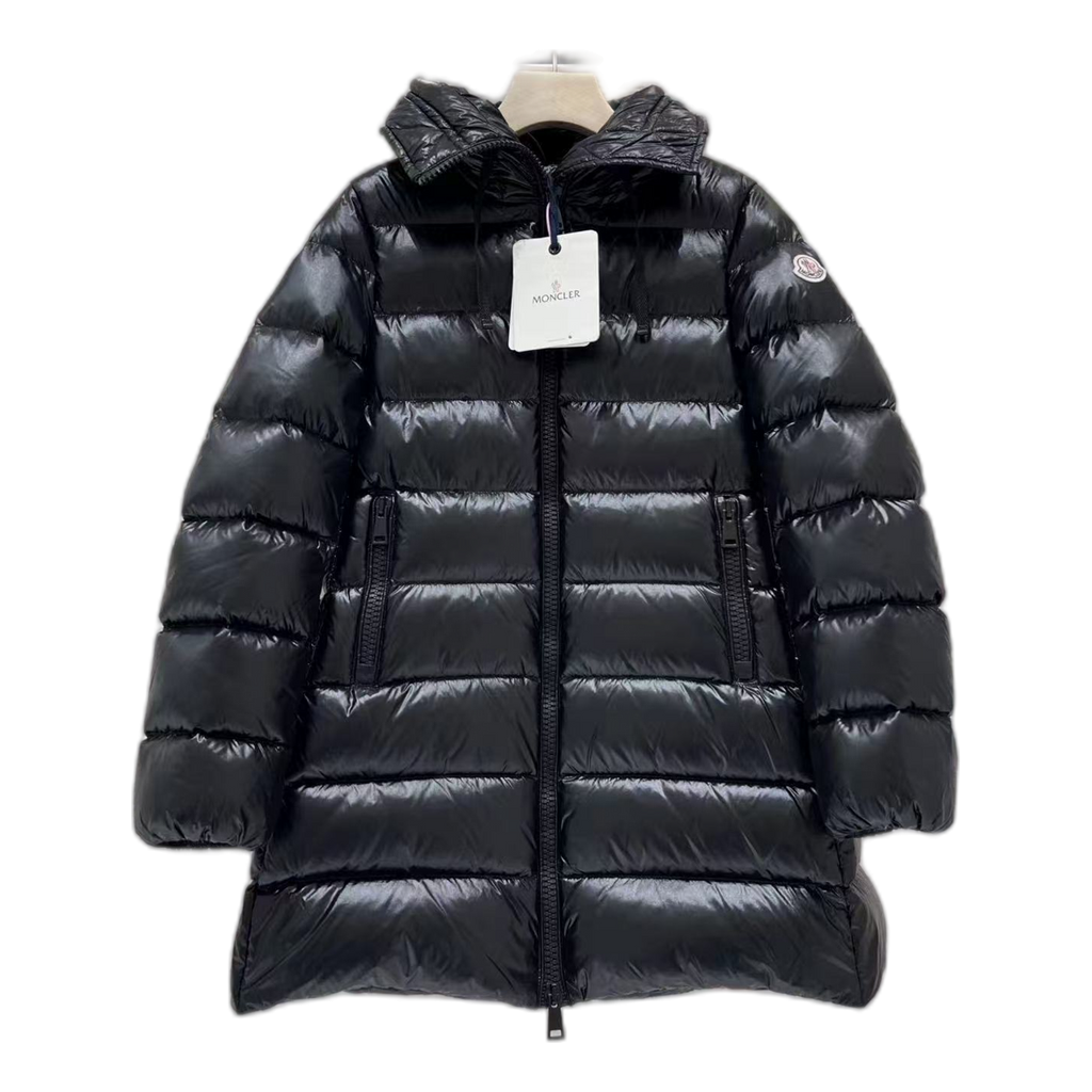Moncler Suyen Hooded Puffer Coat - Black
