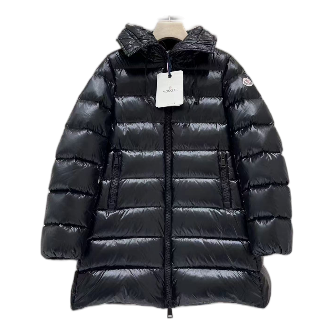 Moncler Suyen Hooded Puffer Coat - Black