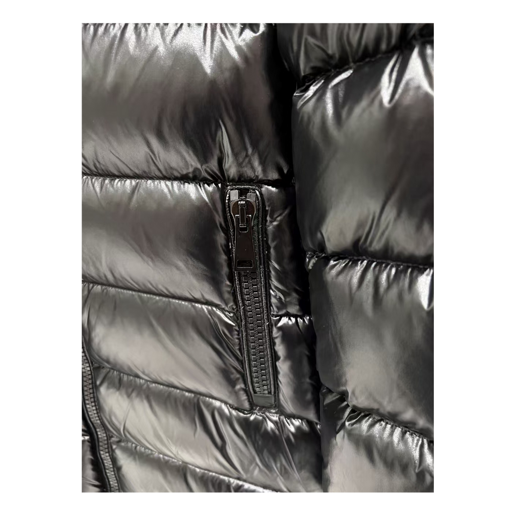 Moncler Suyen Hooded Puffer Coat - Black