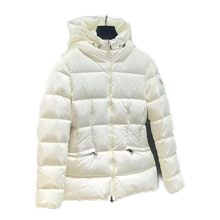 Moncler Fitted Puffer Jacket with Drawstring Hood