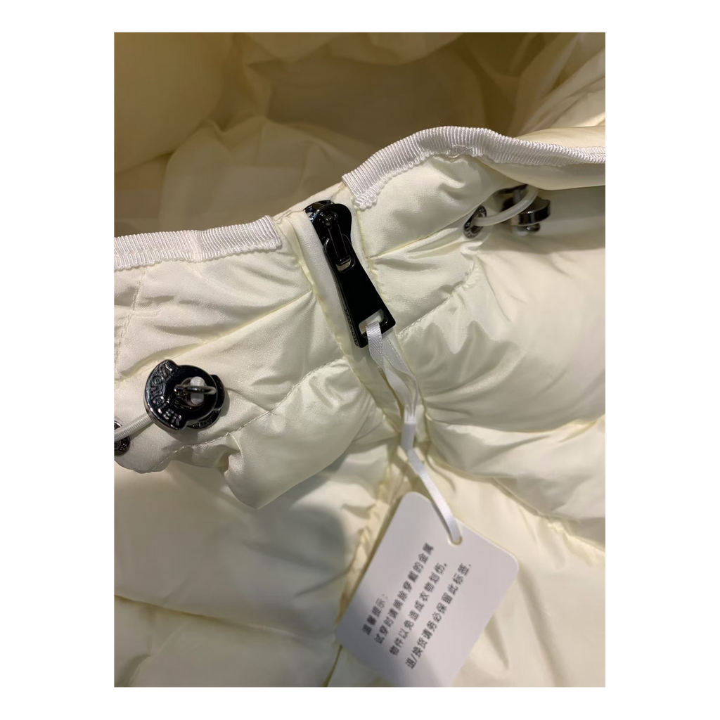 Moncler Fitted Puffer Jacket with Drawstring Hood