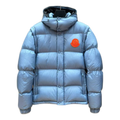 Moncler Oversized Chest-Badge Hooded Puffer Jacket