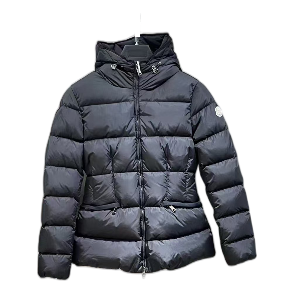 Moncler Fitted Puffer Jacket with Drawstring Hood