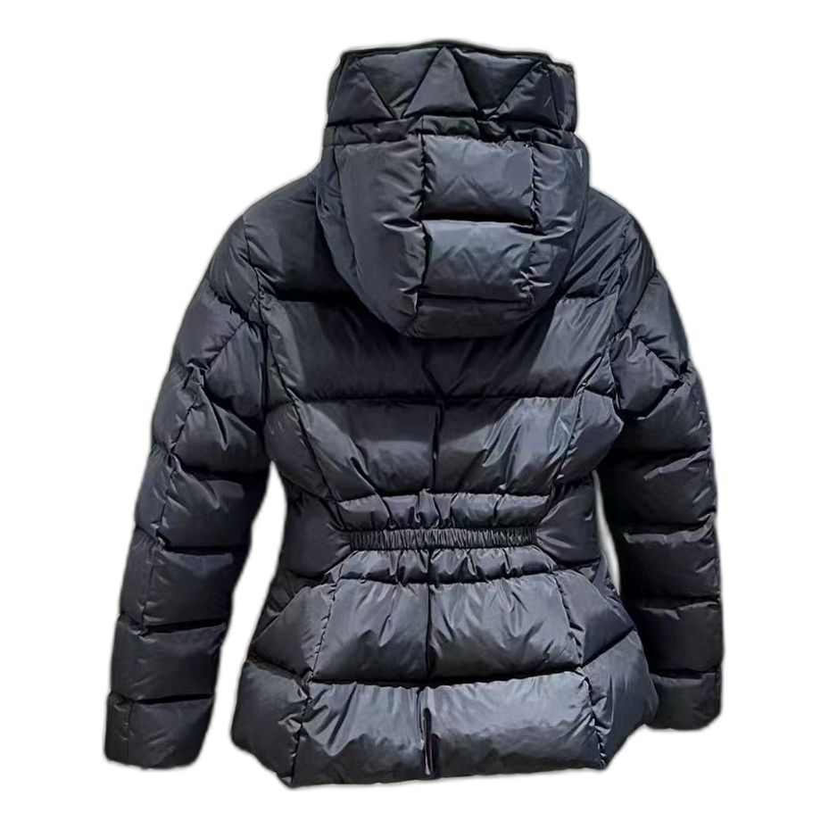 Moncler Fitted Puffer Jacket with Drawstring Hood