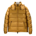 Moncler Maya Hooded Puffer Jacket - Yellow