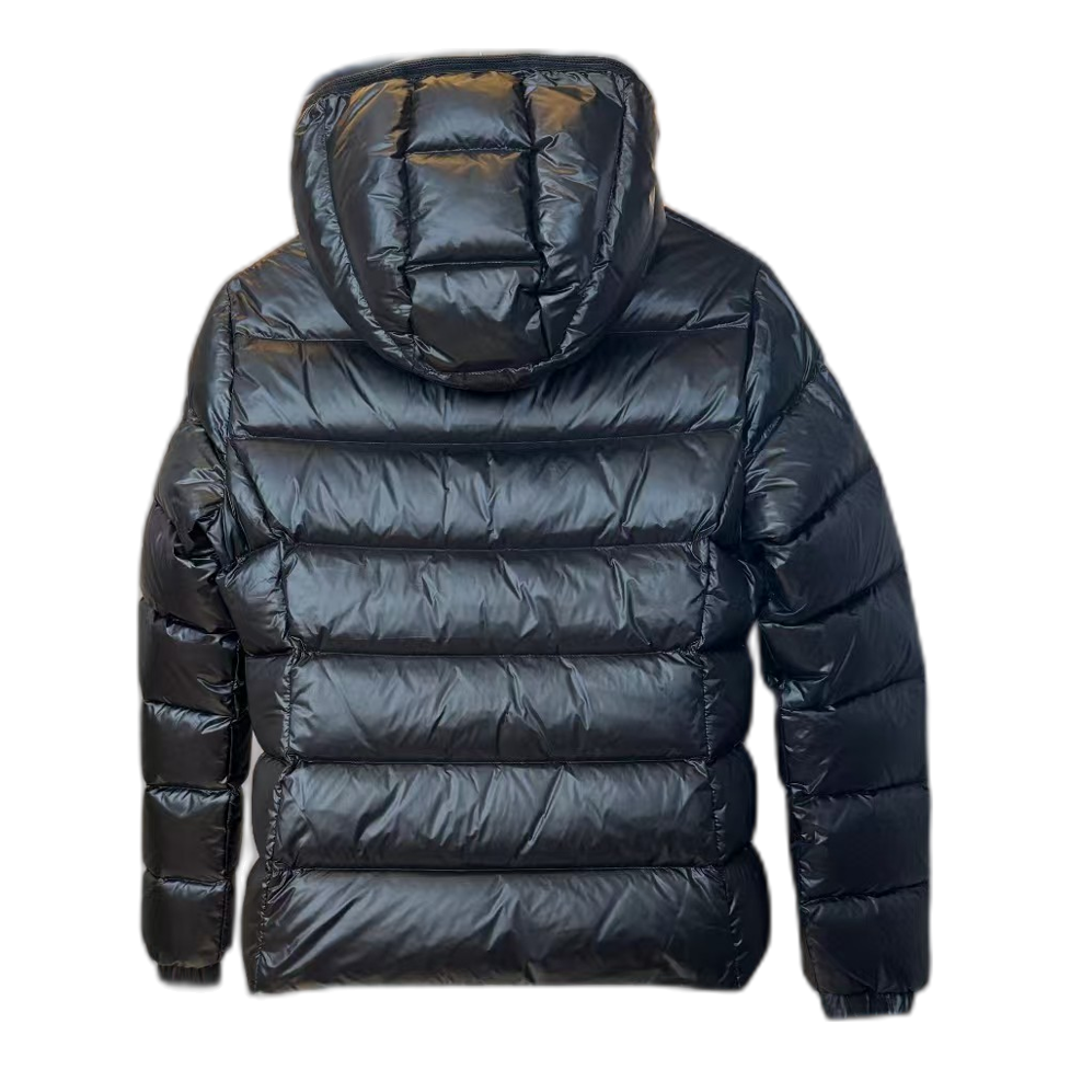 Moncler Gles Hooded Puffer Jacket – Glossy Finish