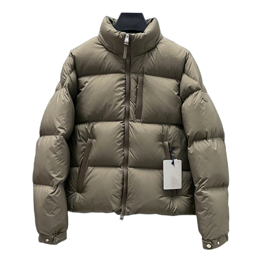 Moncler Wide-Quilt Hooded Puffer Jacket with Tonal Patch