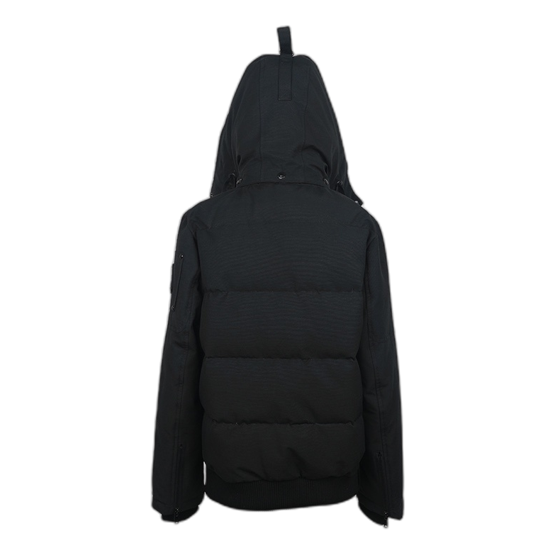 Moose Knuckles Hooded Winter Parka with Contrast Pockets