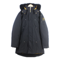 Moose Knuckles Stag Lake Down Parka in Black with Gold Hardware