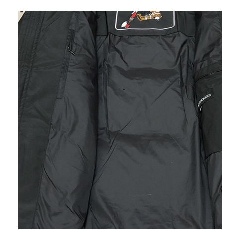 Moose Knuckles Four-Pocket Hooded Puffer Jacket with Fur Trim