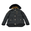 Moose Knuckles Gold 3Q Fur-Trim Puffer Jacket - Black