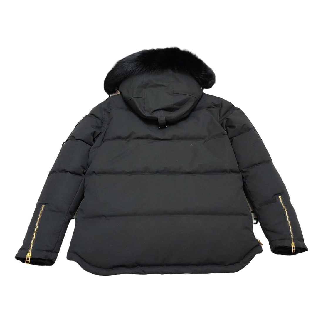 Moose Knuckles Gold 3Q Fur-Trim Puffer Jacket - Black