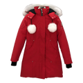 Moose Knuckles Stirling Down Parka with White Hood Trim