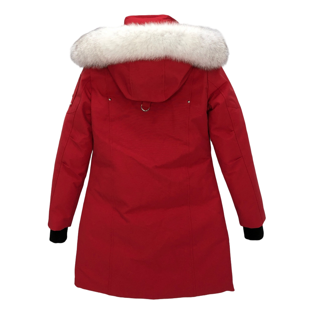 Moose Knuckles Stirling Down Parka with White Hood Trim