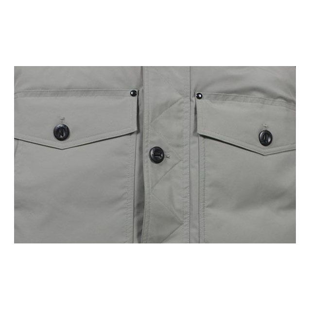 Moose Knuckles Fur-Trim Quilted Jacket with Four Pockets