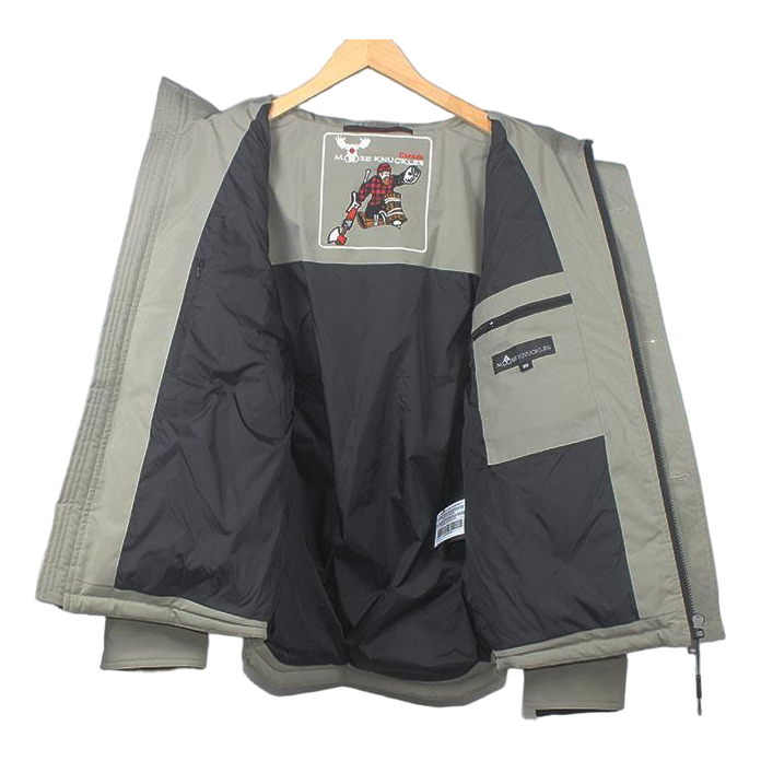 Moose Knuckles Fur-Trim Quilted Jacket with Four Pockets