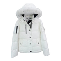 Moose Knuckles Fur-Trim Hooded Puffer Jacket with Chest-Zip Pocket