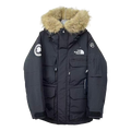 The North Face Faux Fur-Trim Hooded Parka in Graphite