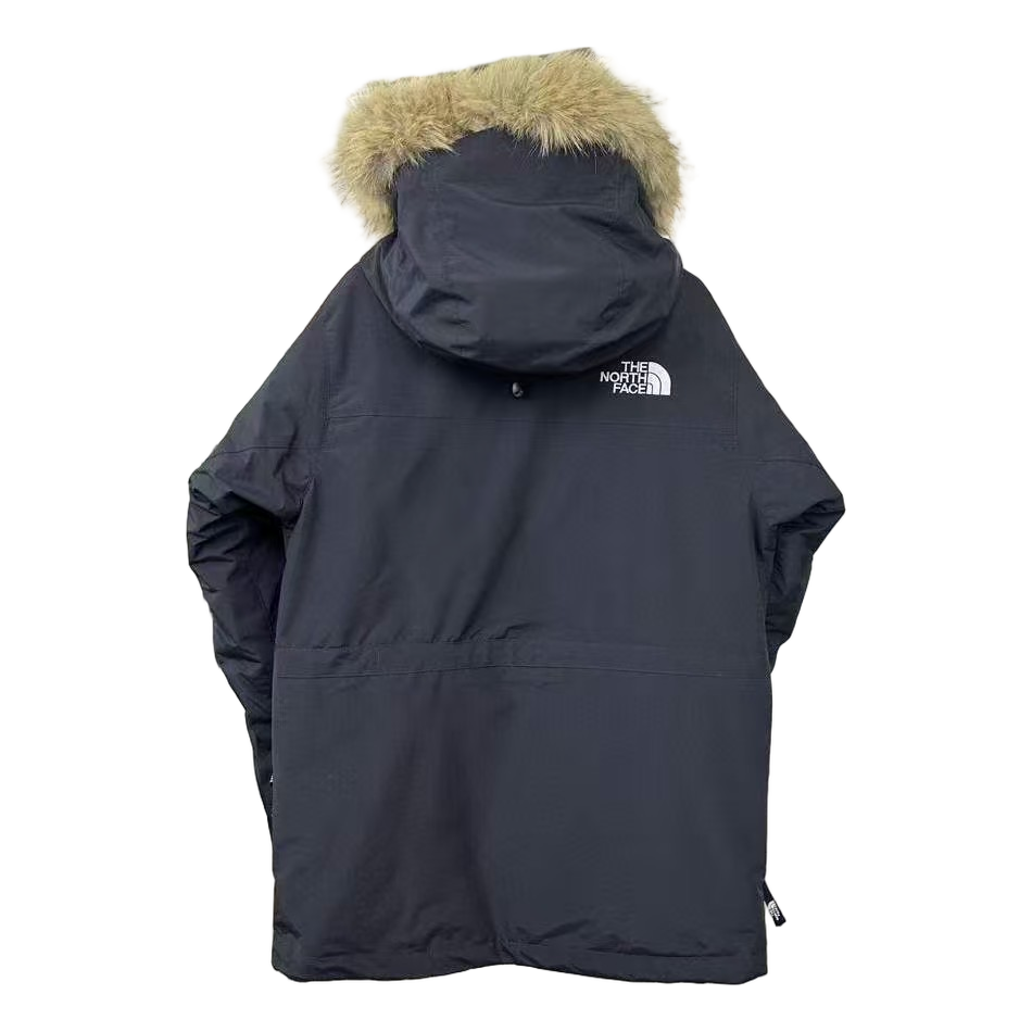 The North Face Faux Fur-Trim Hooded Parka in Graphite