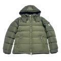 Moncler Maya Matte Hooded Puffer Jacket - Olive Green