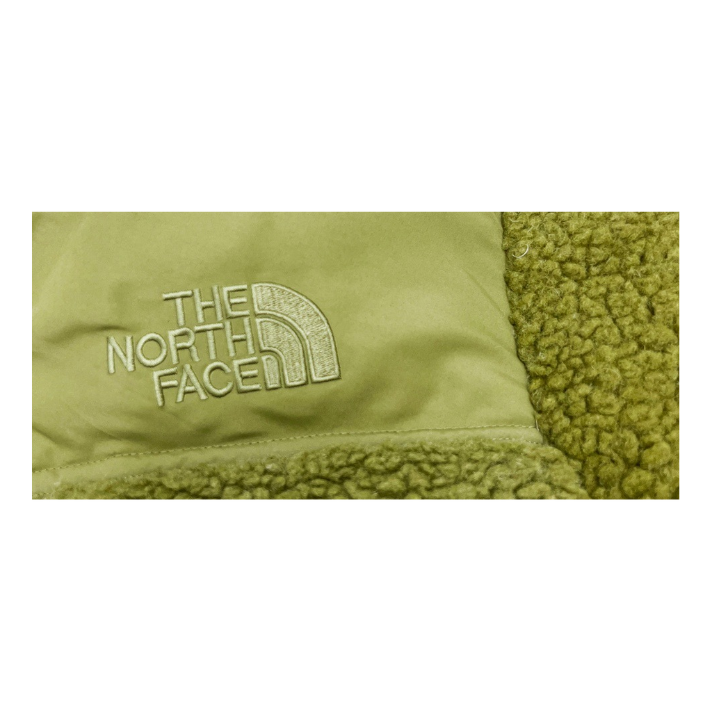 The North Face Fleece-Panel Puffer Jacket in Olive