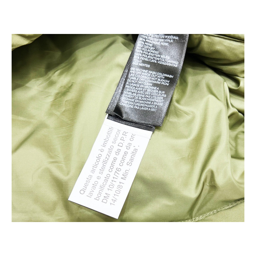 The North Face Fleece-Panel Puffer Jacket in Olive
