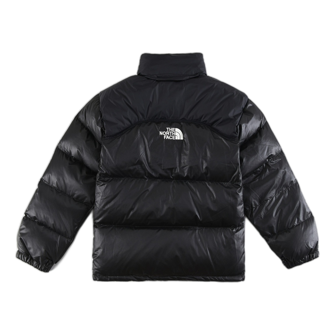 The North Face Two-Tone Puffer Jacket with Stand Collar