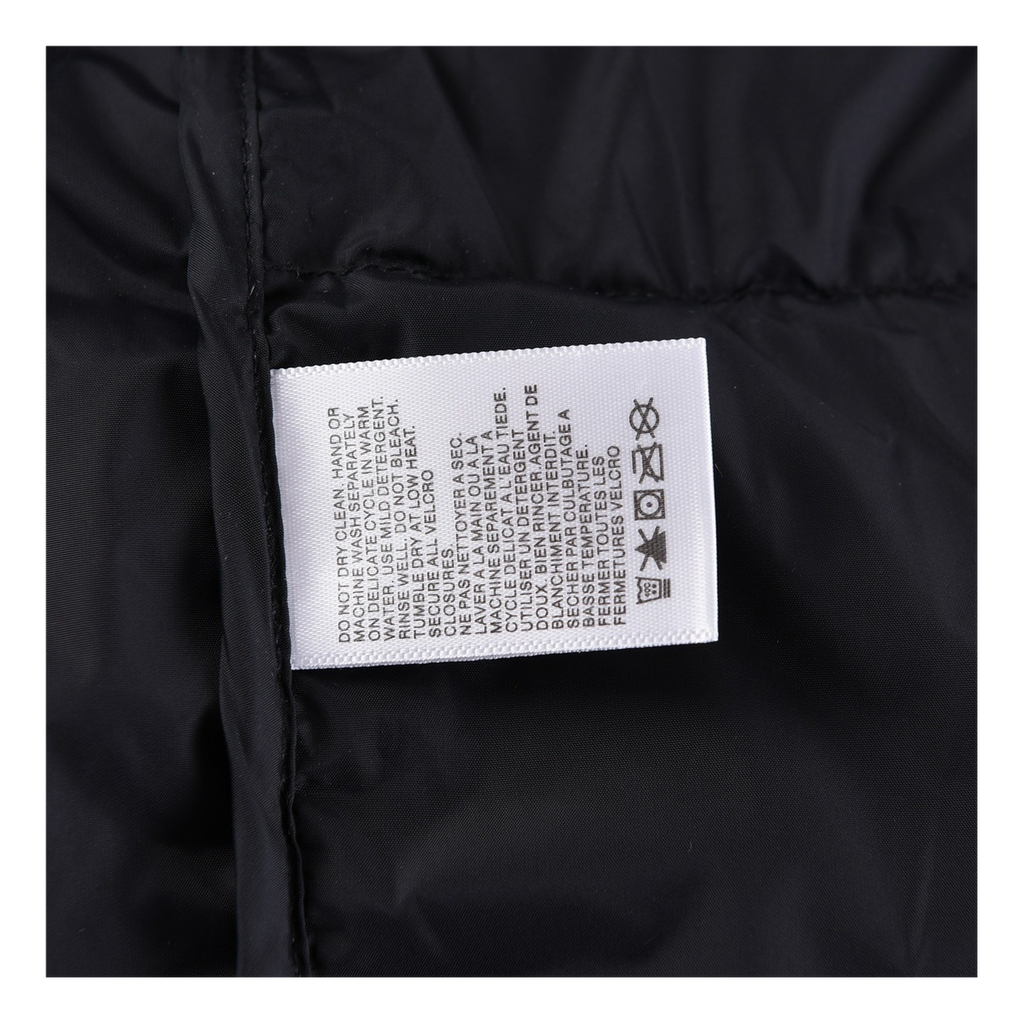 The North Face Contrast-Panel Puffer Jacket, Stand Collar