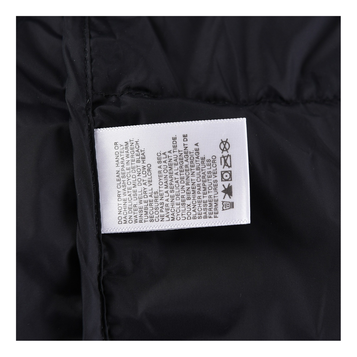 The North Face Contrast-Panel Puffer Jacket, Stand Collar