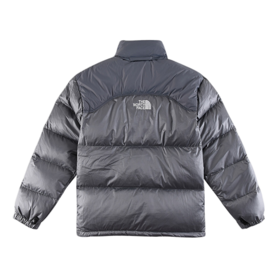 The North Face Contrast-Panel Puffer Jacket, Stand Collar